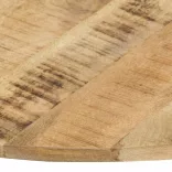 kerek tömör mangófa asztallap 15-16 mm 70 cm