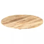 kerek tömör mangófa asztallap 15-16 mm 70 cm