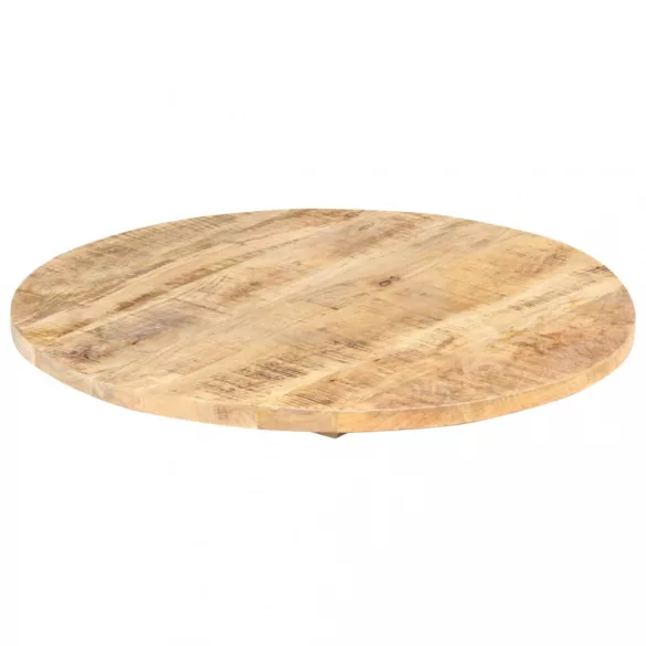 kerek tömör mangófa asztallap 25-27 mm 60 cm