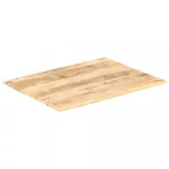 tömör mangófa asztallap 15-16 mm 80 x 60 cm