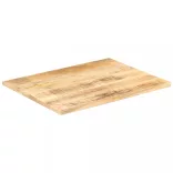 tömör mangófa asztallap 25-27 mm 70 x 60 cm