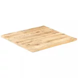 tömör mangófa asztallap 25-27 mm 70 x 70 cm