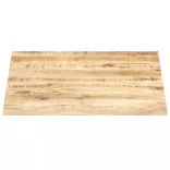 tömör mangófa asztallap 25-27 mm 80 x 80 cm