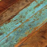 kerek tömör újrahasznosított fa asztallap 60 cm 15-16 mm