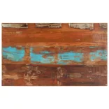 négyszögű tömör újrahasznosított fa asztallap 60x100cm 15-16mm