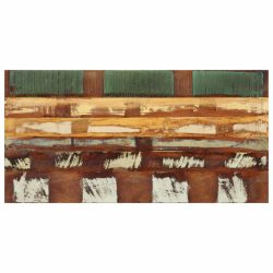   négyszögű tömör újrahasznosított fa asztallap 60x120cm 15-16mm