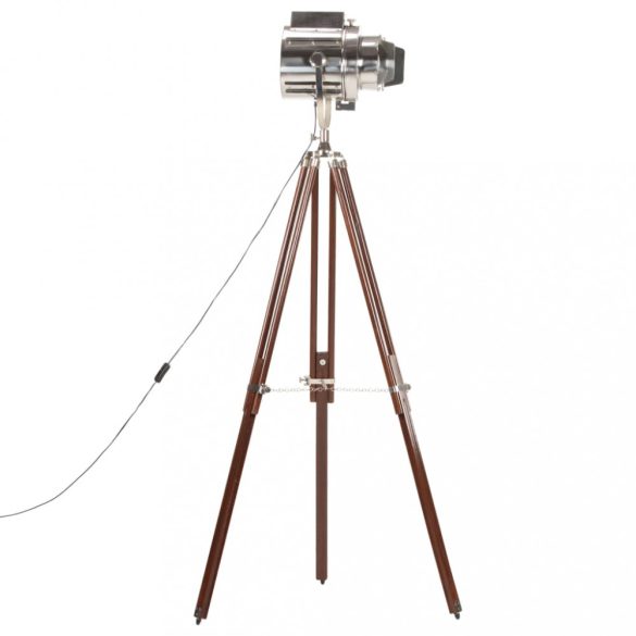 háromlábú tömör mangófa állólámpa 180 cm