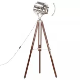 háromlábú tömör mangófa állólámpa 180 cm