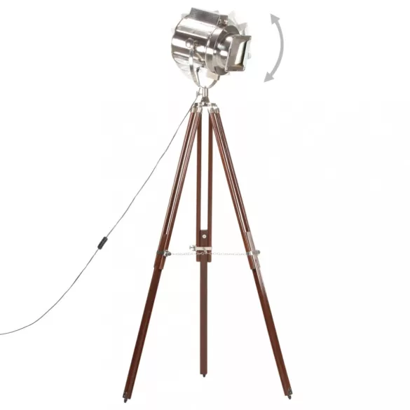 háromlábú tömör mangófa állólámpa 180 cm