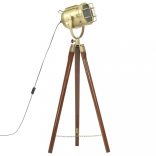 háromlábú tömör mangófa állólámpa 97 cm