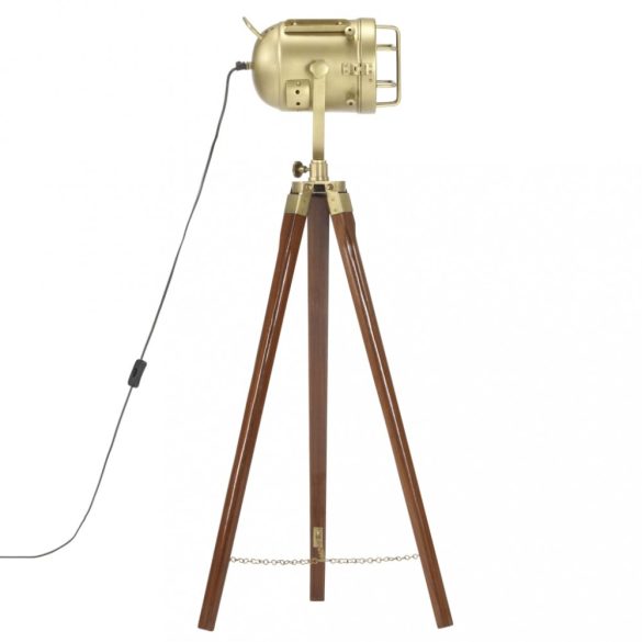 háromlábú tömör mangófa állólámpa 97 cm