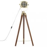 háromlábú tömör mangófa állólámpa 97 cm