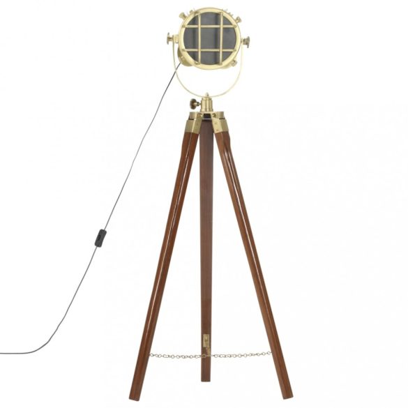 háromlábú tömör mangófa állólámpa 97 cm