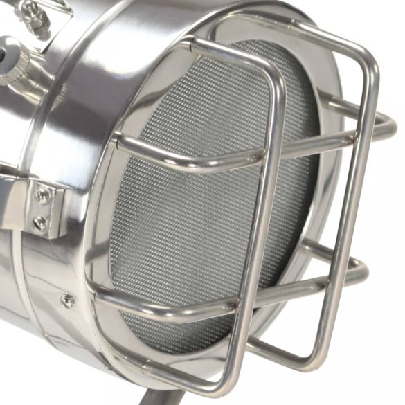 fekete háromlábú tömör mangófa állólámpa 97 cm