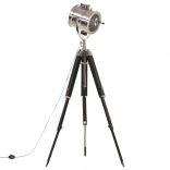 háromlábú tömör mangófa állólámpa 165 cm