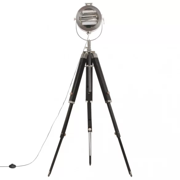 háromlábú tömör mangófa állólámpa 165 cm