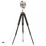 háromlábú tömör mangófa állólámpa 165 cm