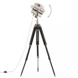 háromlábú tömör mangófa állólámpa 165 cm