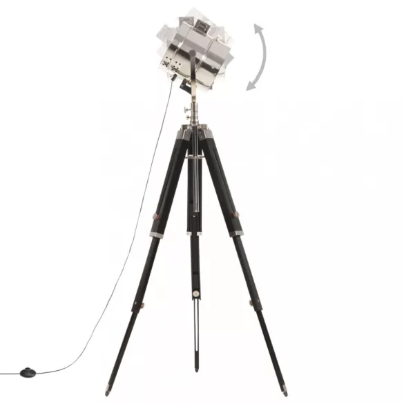 háromlábú tömör mangófa állólámpa 165 cm