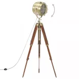 háromlábú tömör mangófa állólámpa 165 cm