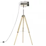 háromlábú tömör mangófa állólámpa 140 cm