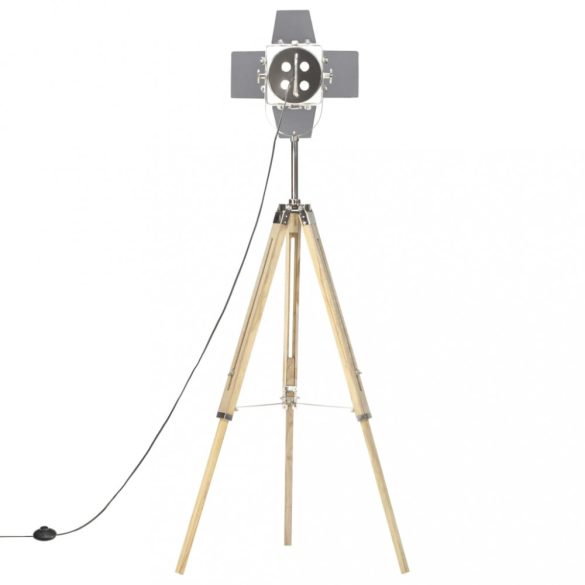 háromlábú tömör mangófa állólámpa 140 cm