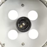 háromlábú tömör mangófa állólámpa 140 cm