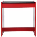 3-részes tűzoltóautó formájú gyerekasztal- és székkészlet