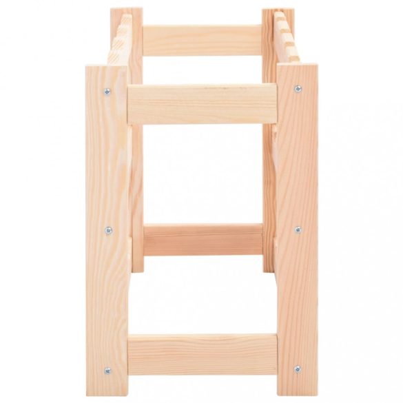 fenyőfa bortartó állvány 12 palackhoz