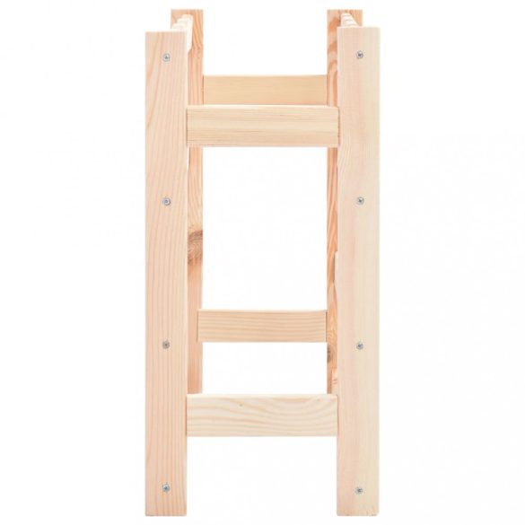 fenyőfa bortartó állvány 16 palackhoz