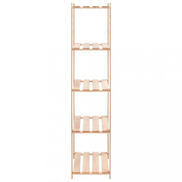 5-szintes tömör fenyőfa tárolóállvány 250 kg 80 x 38 x 170 cm