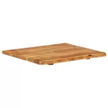 tömör akácfa fürdőszoba piperepolc 58x52x2,5 cm