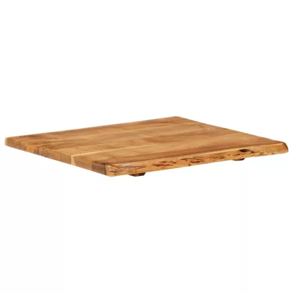 tömör akácfa fürdőszoba piperepolc 58x52x2,5 cm