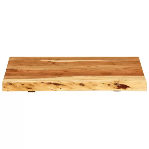 tömör akácfa fürdőszoba piperepolc 58x52x3,8 cm