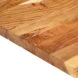 tömör akácfa fürdőszoba piperepolc 58x52x3,8 cm