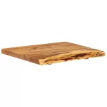 tömör akácfa fürdőszoba piperepolc 58x52x3,8 cm