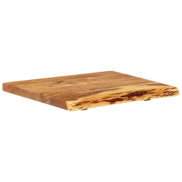 tömör akácfa fürdőszoba piperepolc 58x52x3,8 cm