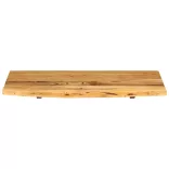 tömör akácfa fürdőszoba piperepolc 80x52x2,5 cm