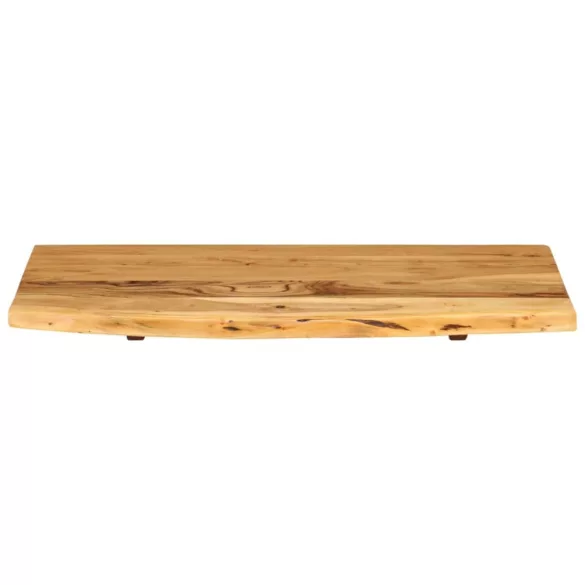 tömör akácfa fürdőszoba piperepolc 80x52x2,5 cm