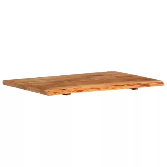 tömör akácfa fürdőszoba piperepolc 80x52x2,5 cm