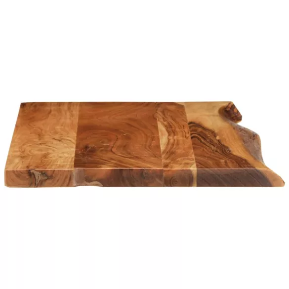 tömör akácfa fürdőszoba piperepolc 80x52x3,8 cm