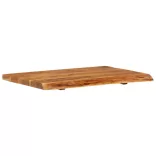 tömör akácfa fürdőszoba piperepolc 80x52x3,8 cm