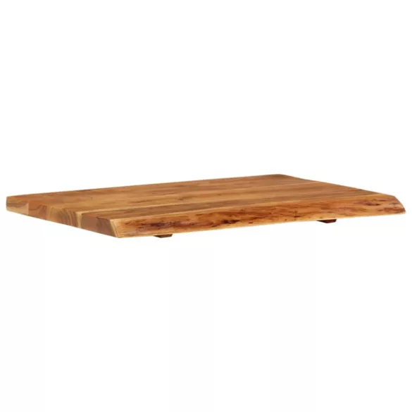 tömör akácfa fürdőszoba piperepolc 80x52x3,8 cm