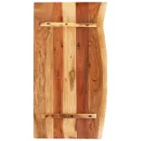 tömör akácfa fürdőszoba piperepolc 100x52x2,5 cm