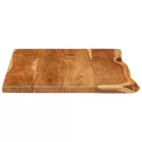 tömör akácfa fürdőszoba piperepolc 100x52x2,5 cm