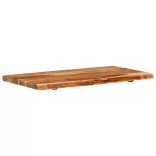 tömör akácfa fürdőszoba piperepolc 100x52x3,8 cm