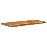 tömör akácfa fürdőszoba piperepolc 114x52x4 cm