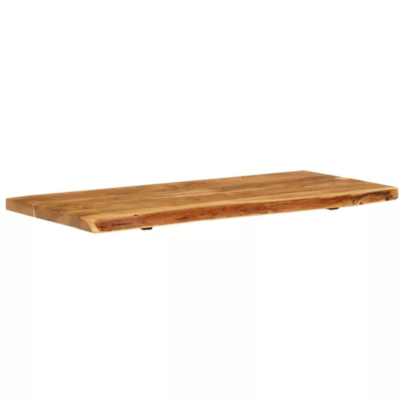 tömör akácfa fürdőszoba piperepolc 114x52x4 cm