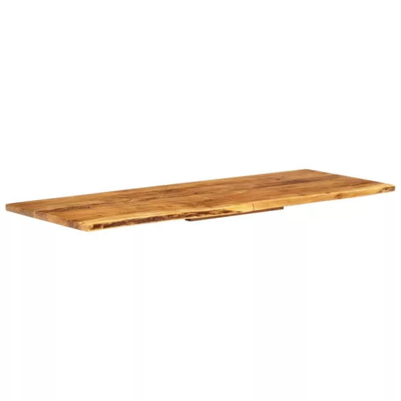 tömör akácfa fürdőszoba piperepolc 140x52x2,5 cm