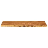 tömör akácfa fürdőszoba piperepolc 140x52x3,8 cm